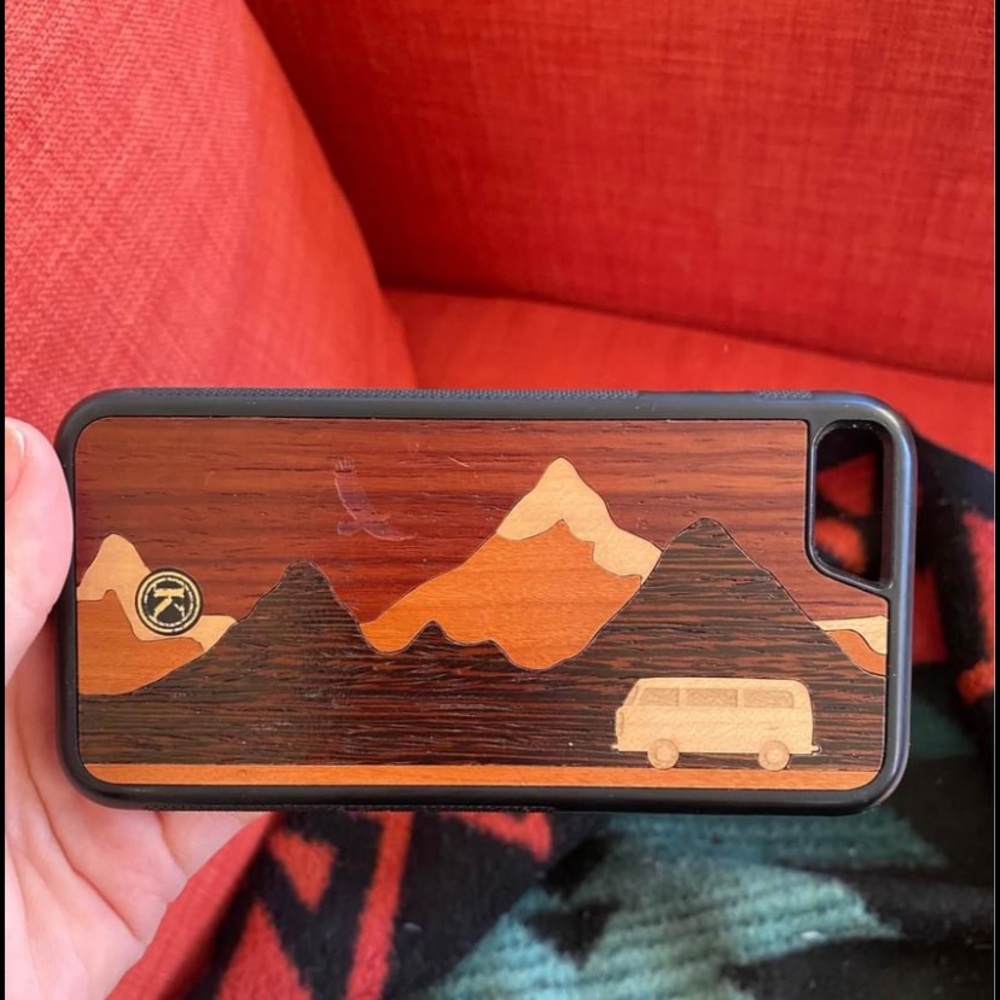 iPhone 7 Keyway Carved Wooden Phone Case